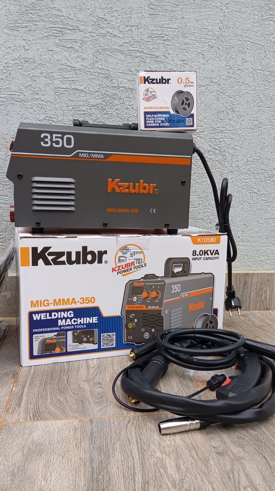 kzbur mig welding 350a with 1kg mig high quality