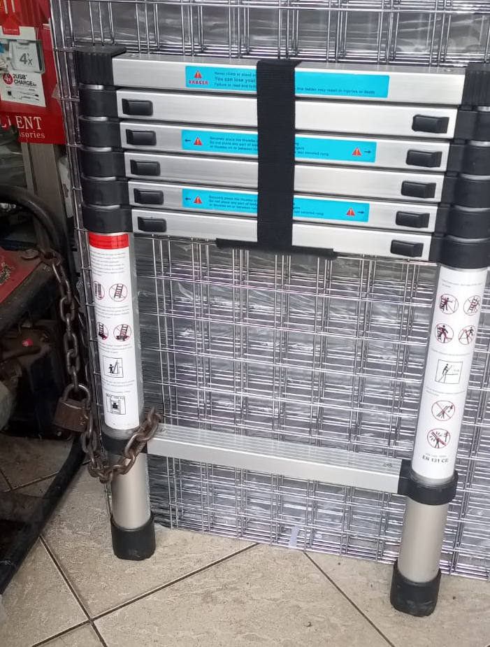 5step Extension Telescoping Ladder 3.2m