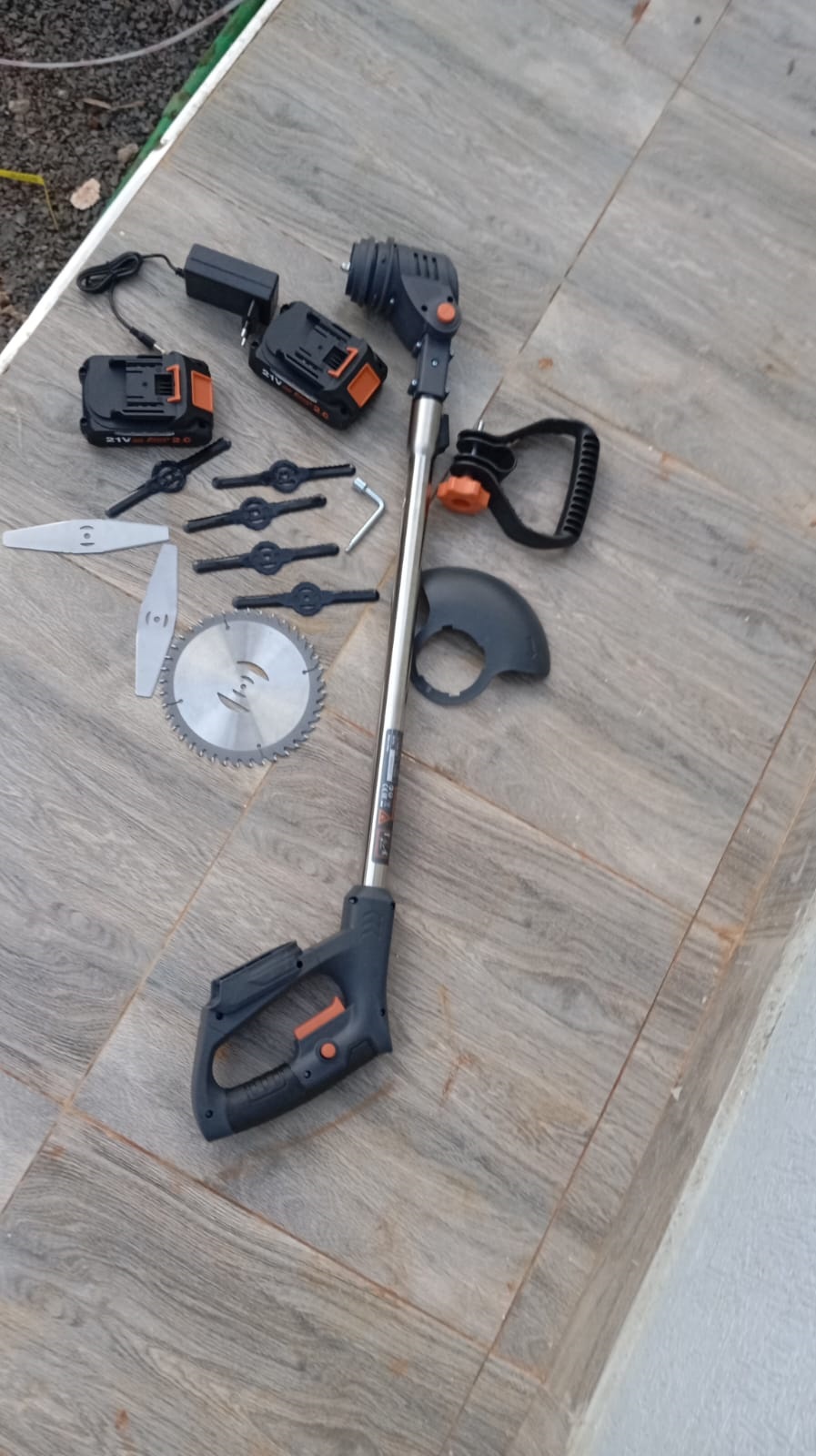 kzbur cordless brush cutter